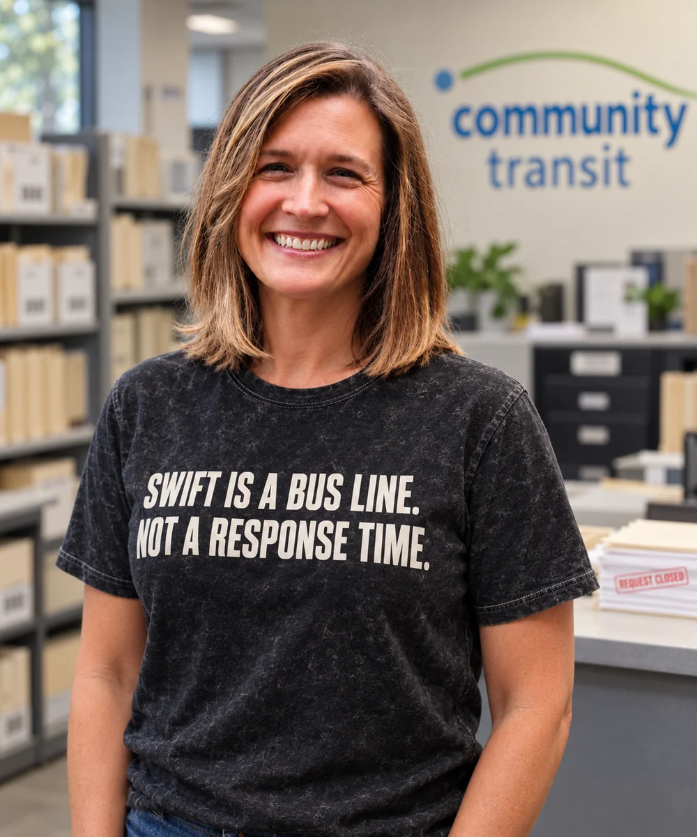 Swift Is A Bus Line tee